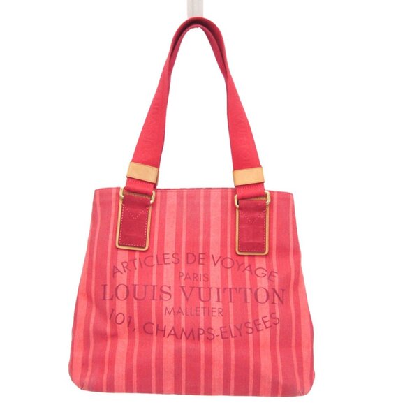 LOUIS VUITTON Red Tote Bag - Picture 1 of 16